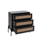 Black wood kids chest of drawers from Mypersnicketyhome.com