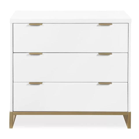 White wood kid's chest of drawers from Mypersnicketyhome.com