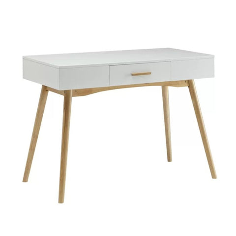 White wood kids desk from Mypersnicketyhome.com