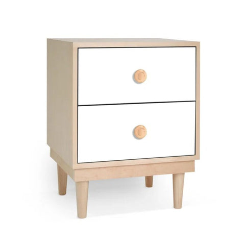 White wood kids nightstand from Mypersnicketyhome.com