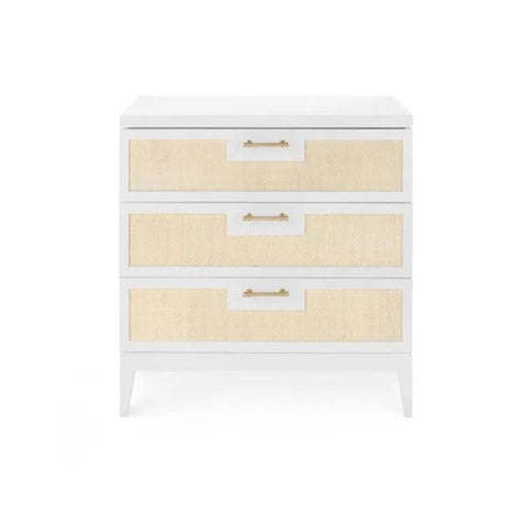 White wood nightstand from Mypersnicketyhome.com