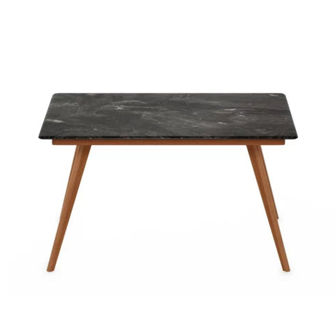 Black wood outdoor dining table from Mypersnicketyhome.com