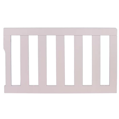 Pink wood toddler bed conversion rail from Mypersnicketyhome.com